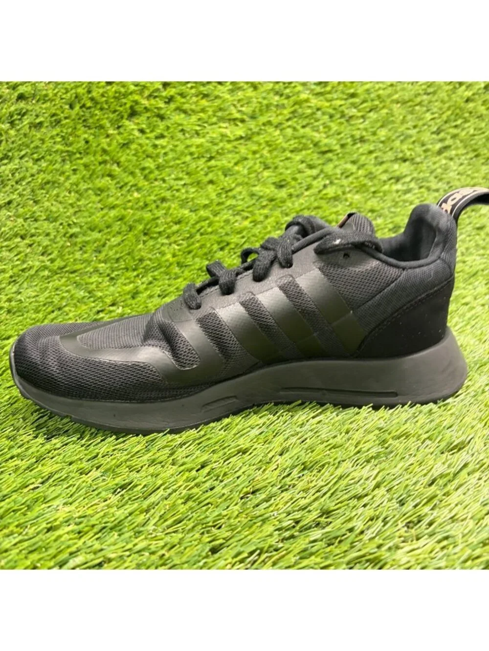 Adidas Originals Multix Womens Size 7.5 Black Athletic Running Shoes Sneakers